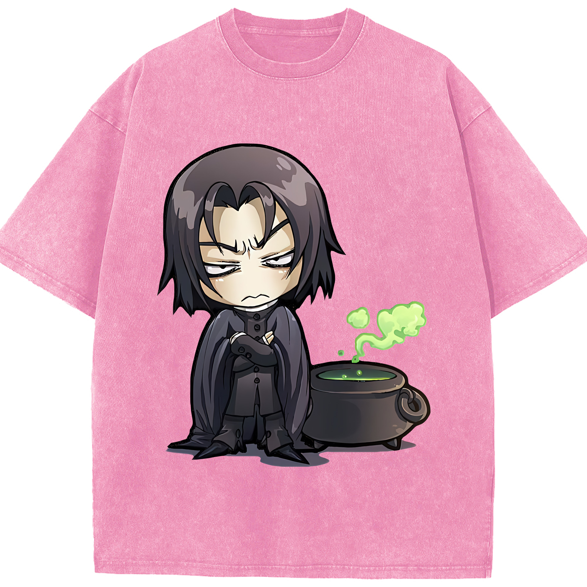 （画像用） Harry Potter ハリー・ポッターシリーズ 綿100% ヴィンテージ風 半袖Tシャツ（フロントプリント）